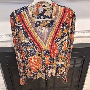 Anthropologie Bl-nk Stephanie Long-Sleeve Top